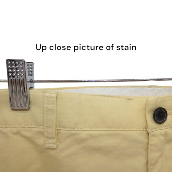 Croft & Barrow Yellow Chino Shorts 38 Classic Prep Coastal Dadcore Resort - Picture 4 of 5